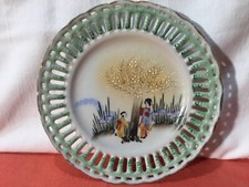 Porcelain plate, openwork with