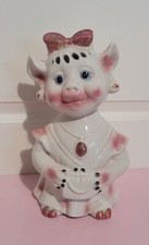 Vintage Grande Tirelire Cochon