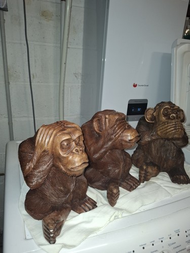 Les trois singes sagesse - les,