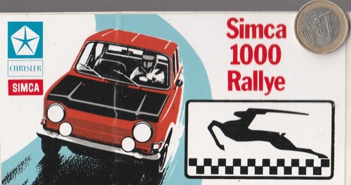 Automobile simca rallye - rallye,