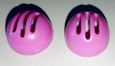 Playmobil - spare parts - 2 pink child bicycle helmets - used