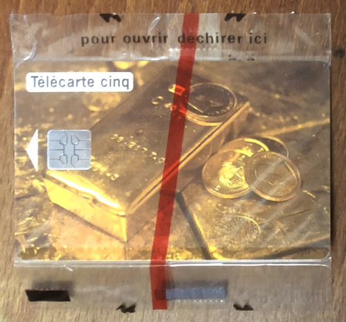 Telecarte lingot or - lingot, rÉf