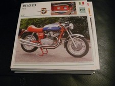 Fiche card CARTONNée moto  mv