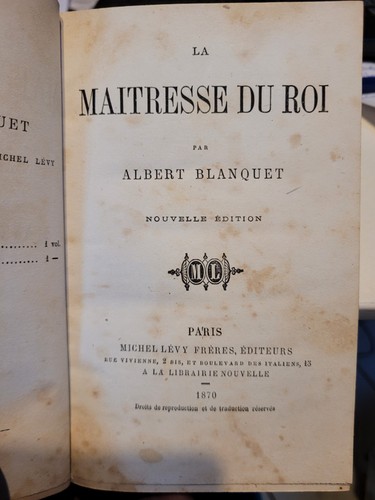 Maitresse roi - du,