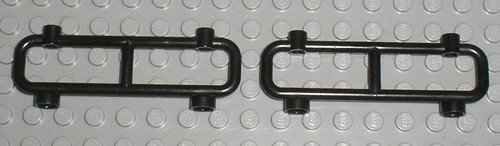 Barriere lego black fence - x,