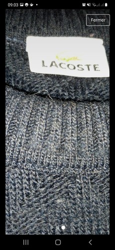 Pull marque lacoste - taille, 6