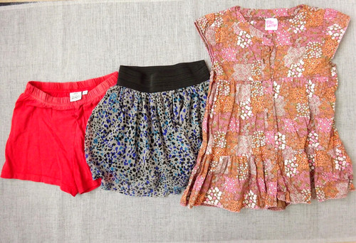 Lot vêtements fille - , jupe
