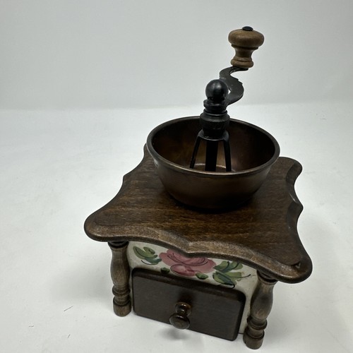 Antique saxony coffee grinder - coffee,