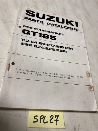 Suzuki gt185 additif catalogue - suzuki,