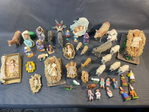 Lot divers santons crèche - santons,