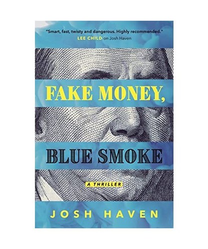 Fake money blue smoke - fake,
