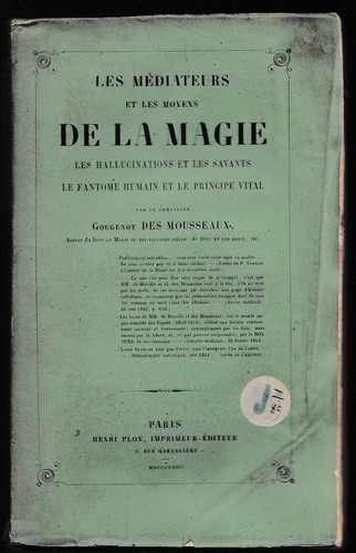Gougenot des mousseaux les - des,