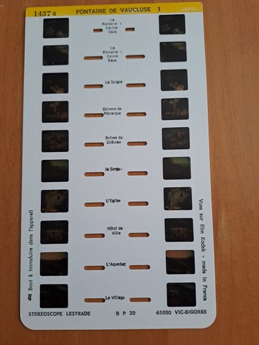 Cartes stereoscope lestrade - cartes,