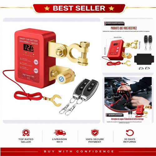 Coupe circuit batterie 12v - coupe,