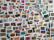 VRAC 300 TIMBRES OBLITERES