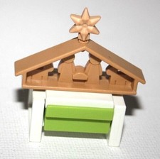 PLAYMOBIL 5496 PETIT MEUBLE BAS AVEC CRECHE NOEL SALON CALENDRIER DE L'AVENT