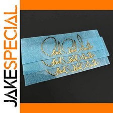 JakeSpecial – Gold Paul Reed Smith Decal Set for Guitars