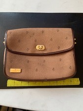 VINTAGE JACQUES ESTEREL Brown Canvas crossbody Purse