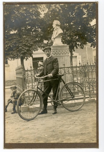 Photo cabinet album - album, card,