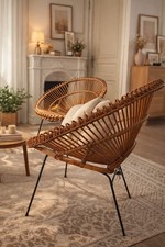 Paire de fauteuils vintage en