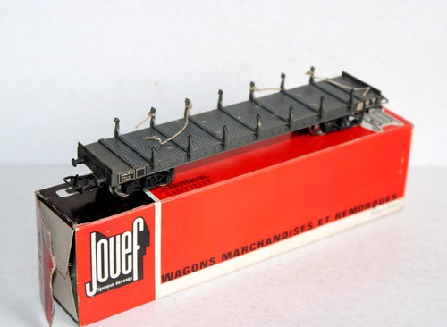 Jouef 655 wagon plateforme - jouef, ho