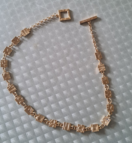 Collier vintage signé biche - vintage,