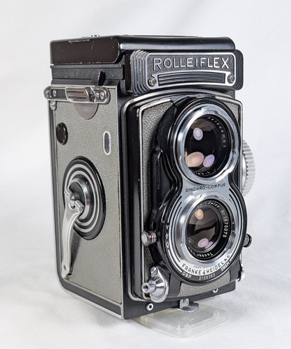 Rolleiflex grey with cap - with,