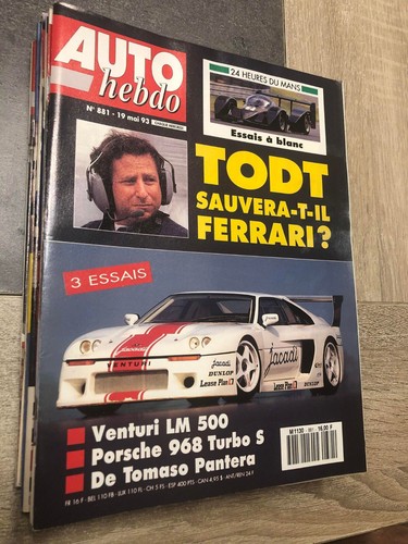 Auto hebdo 881 magazine - auto,