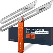Fausse équerre incl règle - fausse,