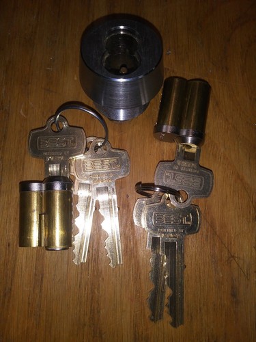 Store front locks bump proof - front,