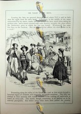 Chaise A Porteur, Switzerland, Book Illustration (Print), c1890