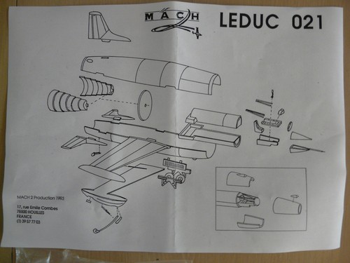 Maquette avion mach2 - 1/72,