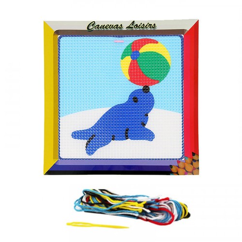 Kit canevas otarie ballon - kit, et