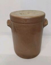 Grand Pot En Terre Avec Couvercle  ( Réf : Hang )