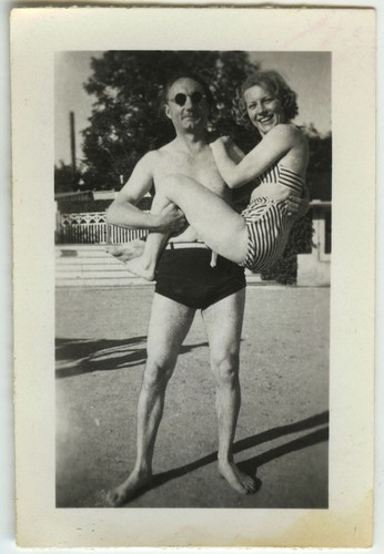 Photo ancienne couple drôle - photo,