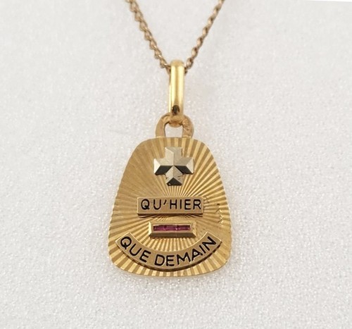Médaille amour augis 18 - médaille, or