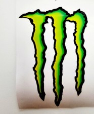 Sticker 21x15 Scratch Coat of Arms Monster Stickers Car Motorcycle Scooter Off Road 