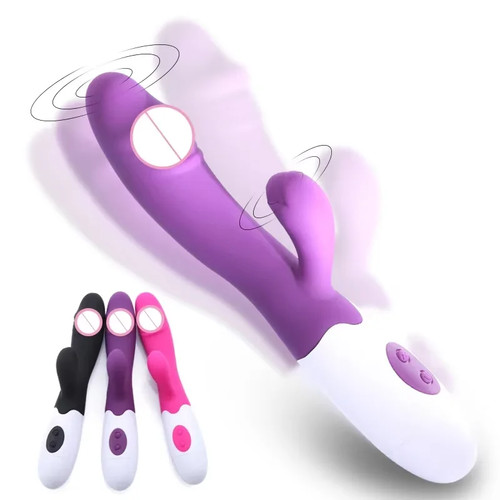 Gode lapin vibrateur - gode, double