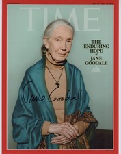 Jane Goodall signed 8x10 photo
