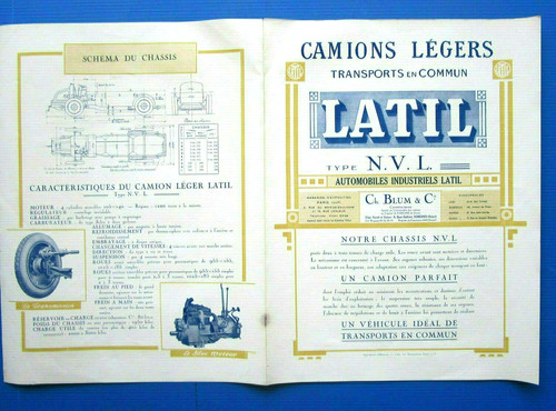 Latil type camions - type, n.v.l.