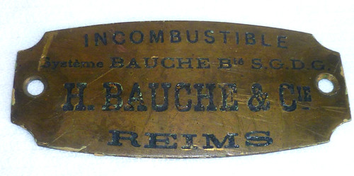 Ancienne petite plaque - plaque, de