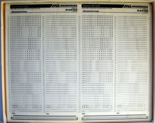 Mecanorma - letraset),