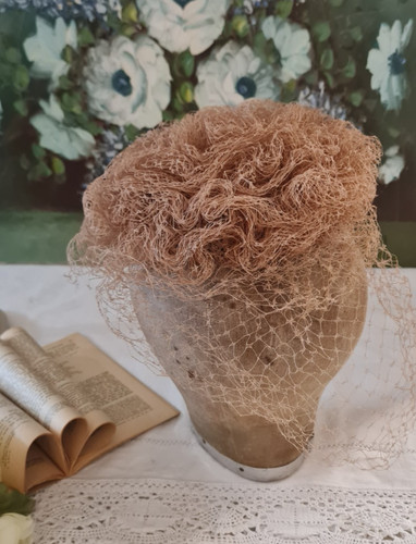 Ancien chapeau bibi voile - ancien,