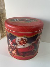 BOITE COLLECTION METAL PANETTONE GÂTEAU DÉCORS PERE NOEL TRAÎNEAU RENNES DÉCO