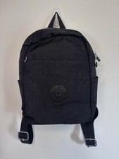 Kipling Ferris Backpack KI2392 BLACK Tonal 13" Ht EUC