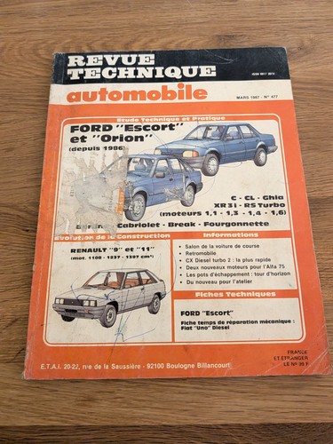 Revue technique automobile - revue,