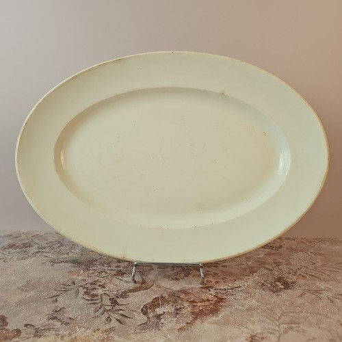 Plat ovale faïence ancienne - ovale,