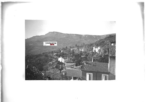Plaque verre photo ancienne