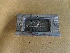1949 49 Chrysler Mopar Dash Gauge Jaeger Car Clock & Chrome Bezel