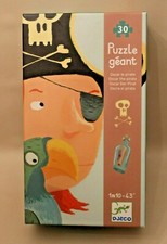 Djeco Puzzle géant Oscar le Pirate 1m10 - pour garçon à partir de 4 ans - 30 pcs